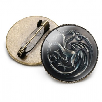 Game of Thrones Printing Lapel Pins Logo Badge