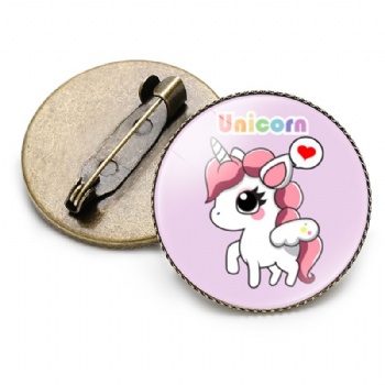 Unicorn Photo Printed Lapel Pins Custom Printing Pins