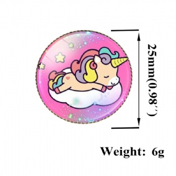 Unicorn Photo Printed Lapel Pins Custom Printing Pins