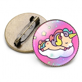 Unicorn Photo Printed Lapel Pins Custom Printing Pins
