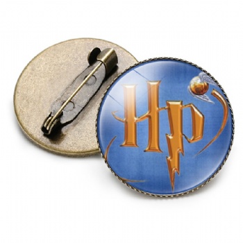 Harry Potter Photo Printed Lapel Pins Offset Printing Pins