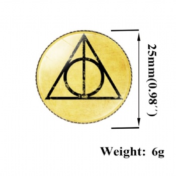 Harry Potter Photo Printed Lapel Pins Offset Printing Pins