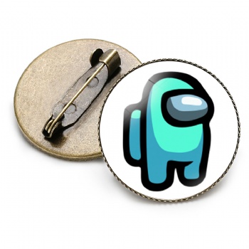 Among us UV Printed Lapel Pins Cute Pins