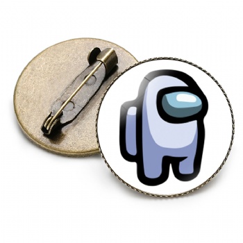 Among us UV Printed Lapel Pins Cute Pins