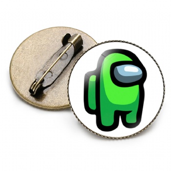 Among us UV Printed Lapel Pins Cute Pins