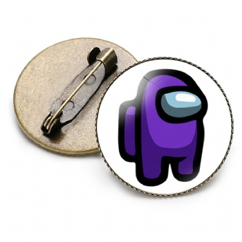 Among us UV Printed Lapel Pins Cute Pins