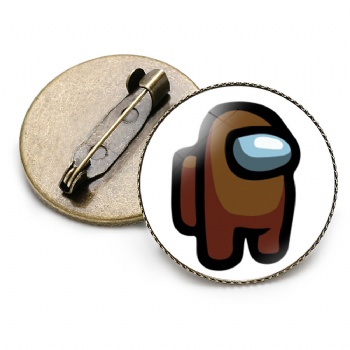 Among us UV Printed Lapel Pins Cute Pins
