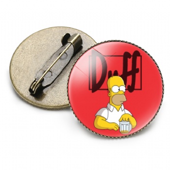 Simpson UV Printed Lapel Pins Cartoon Pins