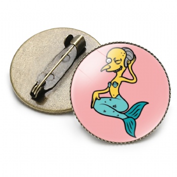 Simpson UV Printed Lapel Pins Cartoon Pins