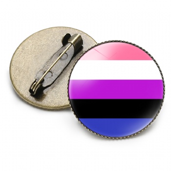 LGBT Gay Pride Photo Printed Lapel Pins