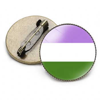 LGBT Gay Pride Photo Printed Lapel Pins