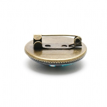 The Eye of the Demon Photo Printed Lapel Pins