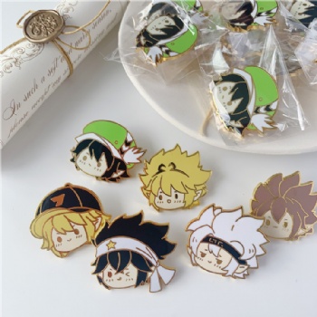 Anime Cartoon Hard Enamel Lapel Pins Metal Pins