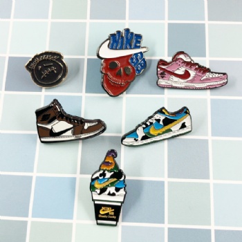 Sneaker enamel pin sneaker pins
