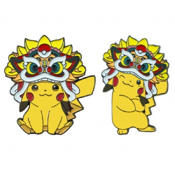Pikachu Cartoon Pins Pokemon Enamel Pins