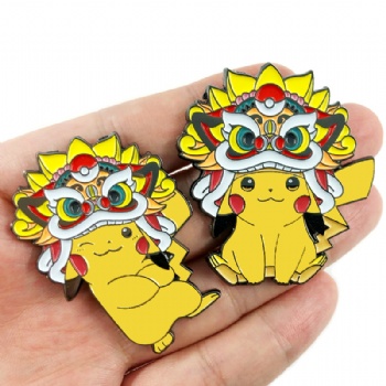 Pikachu Cartoon Pins Pokemon Enamel Pins