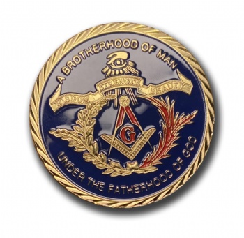 Metal Crafts Factory Wholesale Cheap Custom Coins Masonic Coin Masonic Challenge Coin
