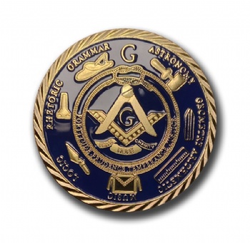 Metal Crafts Factory Wholesale Cheap Custom Coins Masonic Coin Masonic Challenge Coin