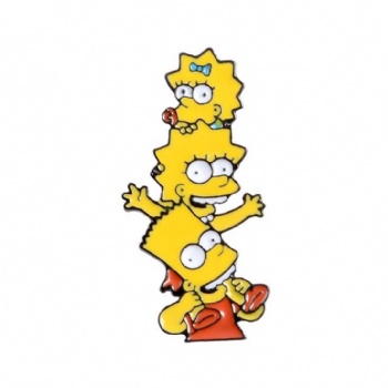 Cartoon Anime Simpsons Pin Brooch Fashional Metal Pin Badge Soft Enamel Custom Lapel Pins