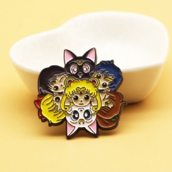 CompareShare Custom High Quality Soft Enamel Cartoon Pins Sailor Moon Pins Metal Enamel Pin Anime