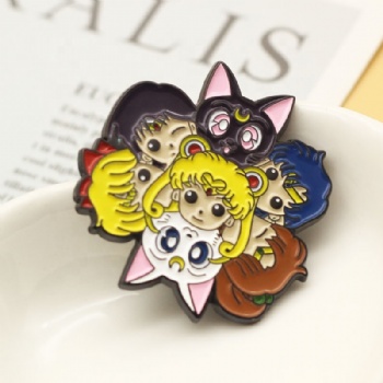 CompareShare Custom High Quality Soft Enamel Cartoon Pins Sailor Moon Pins Metal Enamel Pin Anime
