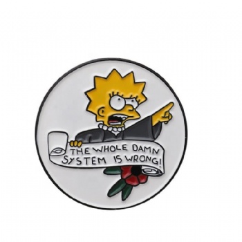 Fashion Trends Epoxy Pin Badge Iron Metal Blank Lapel Pins Badges Soft Enamel Lapel Pin For Men