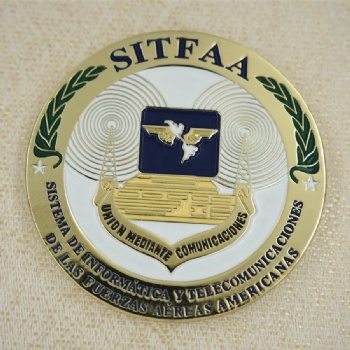 China Custom Coin Maker Customize Iraq Afghanistan Metal Military Coins Challenge Coin Custom