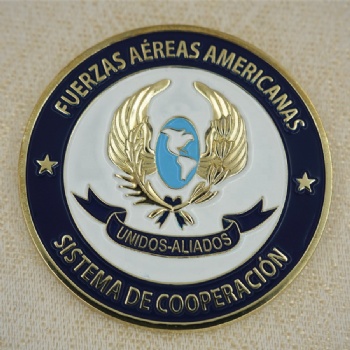 China Custom Coin Maker Customize Iraq Afghanistan Metal Military Coins Challenge Coin Custom