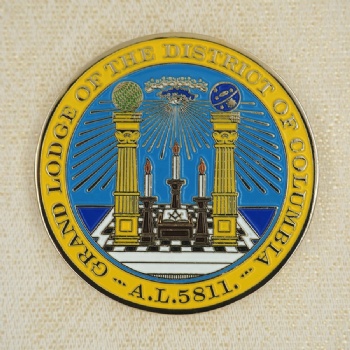 German Embassy Custom Coins Manufacturer Custom Antique Brass Metal Game Coins Challenge Coin Custom