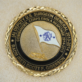 High Quality Metal Military Coin Gold Firefighter Bulk Challenge Coin Custom Challenge Coins