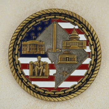 Hot Sell Antique Brass Metal Military Coin Old Coins For Sale Military Challenge Coins