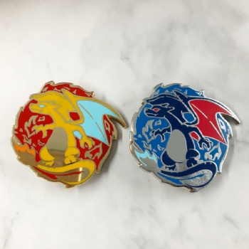 Pokemon Charizard Soft Enamel Pins Anime Pins