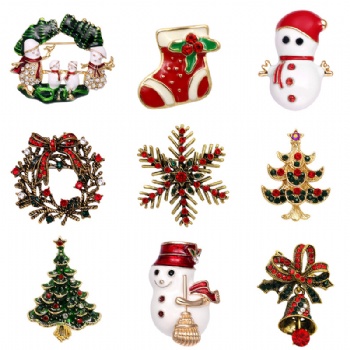 Christmas Gifts Brooch Pins Safety Pin Brooch