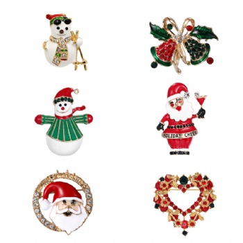 Christmas Gifts Brooch Pins Safety Pin Brooch