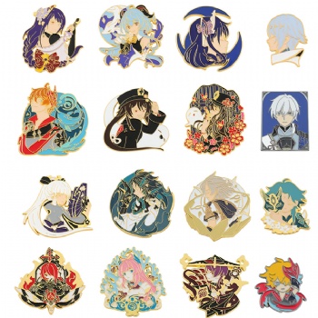 Original God Cartoon Lapel Pins Anime Enamel Pins