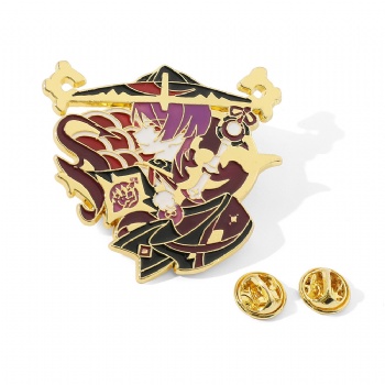 Genshin Impact Soft Enamel Pins Cartoon Anime Pin
