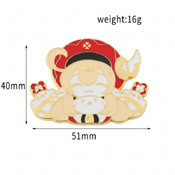 Genshin Impact Game Enamel Pin Cartoon Anime Pin