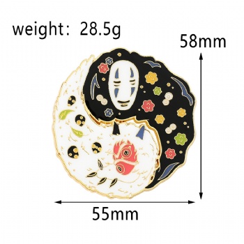 Metal Enamel Lapel Pin Cartoon Anime Pin