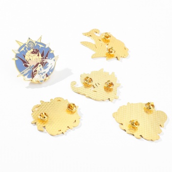 Genshin Impact Pins Cute Cartoon Anime Pin Badge