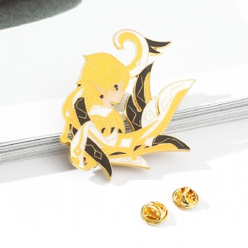 Genshin Impact Pins Cute Cartoon Anime Pin Badge
