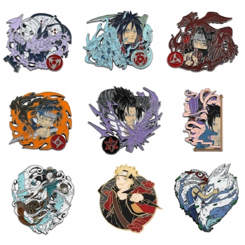 No MOQ Custom Naruto Pins Anime Lapel Pins
