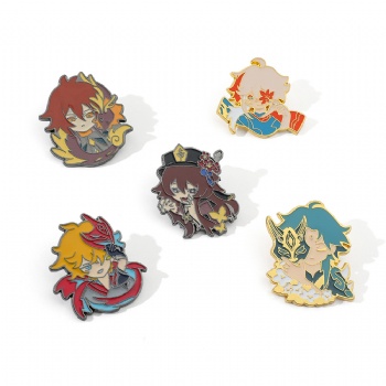 Cute Cartoon Badge Metal Pins Custom Pins For Hats