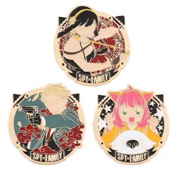 SPY×FAMILY Custom Metal Pins Soft Enamel Anime Pins