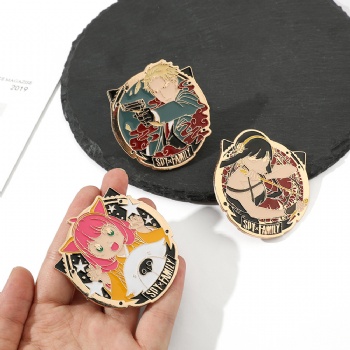 SPY×FAMILY Custom Metal Pins Soft Enamel Anime Pins