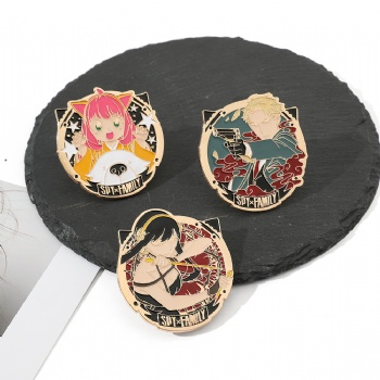 SPY×FAMILY Custom Metal Pins Soft Enamel Anime Pins