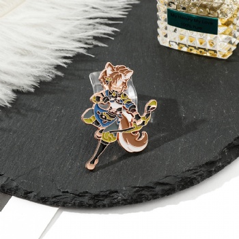 Genshin Impact Figure Anime Lapel Pins Badges