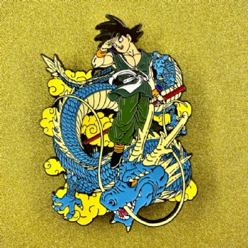 Dragon Ball Figures Custom Big Enamel Pins