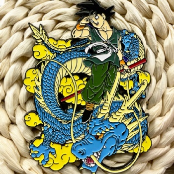 Dragon Ball Figures Custom Big Enamel Pins