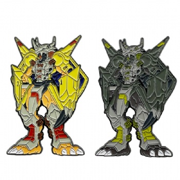 War Greymon Anime Pins Enamel Cartoon Lapel Pins