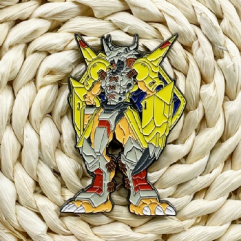 War Greymon Anime Pins Enamel Cartoon Lapel Pins